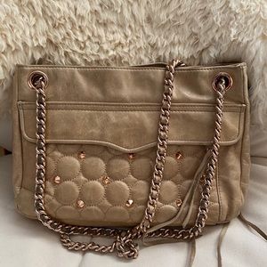 Rebecca Minkoff rose gold detail crossbody